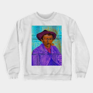 The Smoker by Van Gogh (Remix by SABRE) Crewneck Sweatshirt